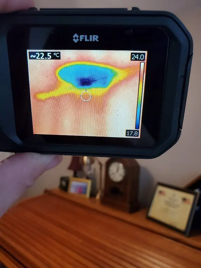 Thermal imaging inspection for water damage in South Gate Ridge
